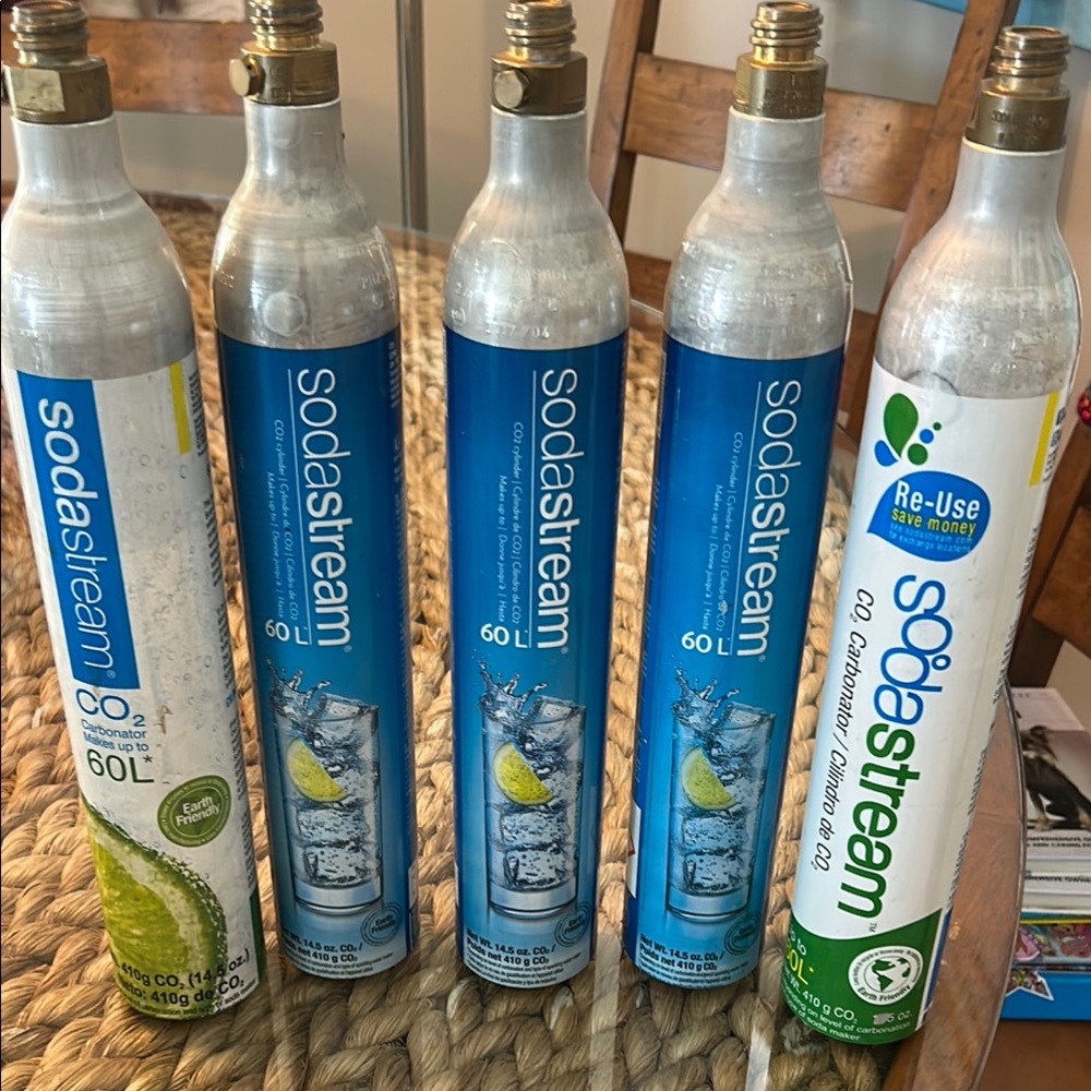 SodaStream CO2 Carbonator Cylinders - EMPTY
